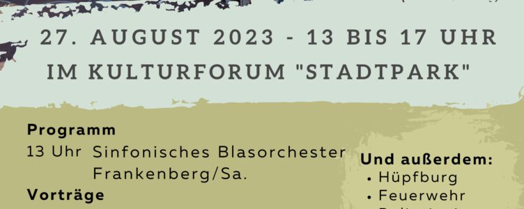 Eröffnung Sicherheitstag in Frankenberg/Sa.